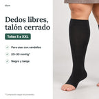 Medias de Compresión con Dedos Libres