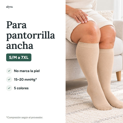 Medias de Compresión Anchas